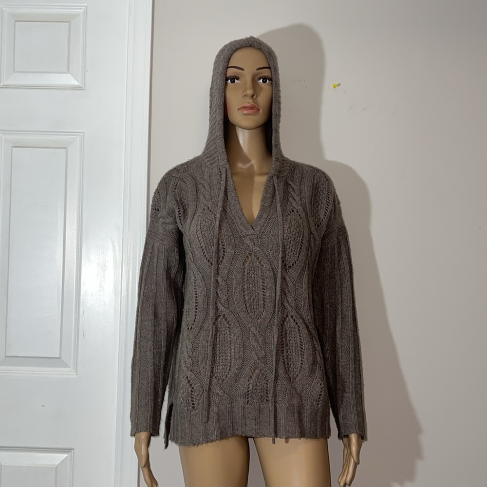 The Cashmere Project 100% Cashmere Knit Hooded Sweater